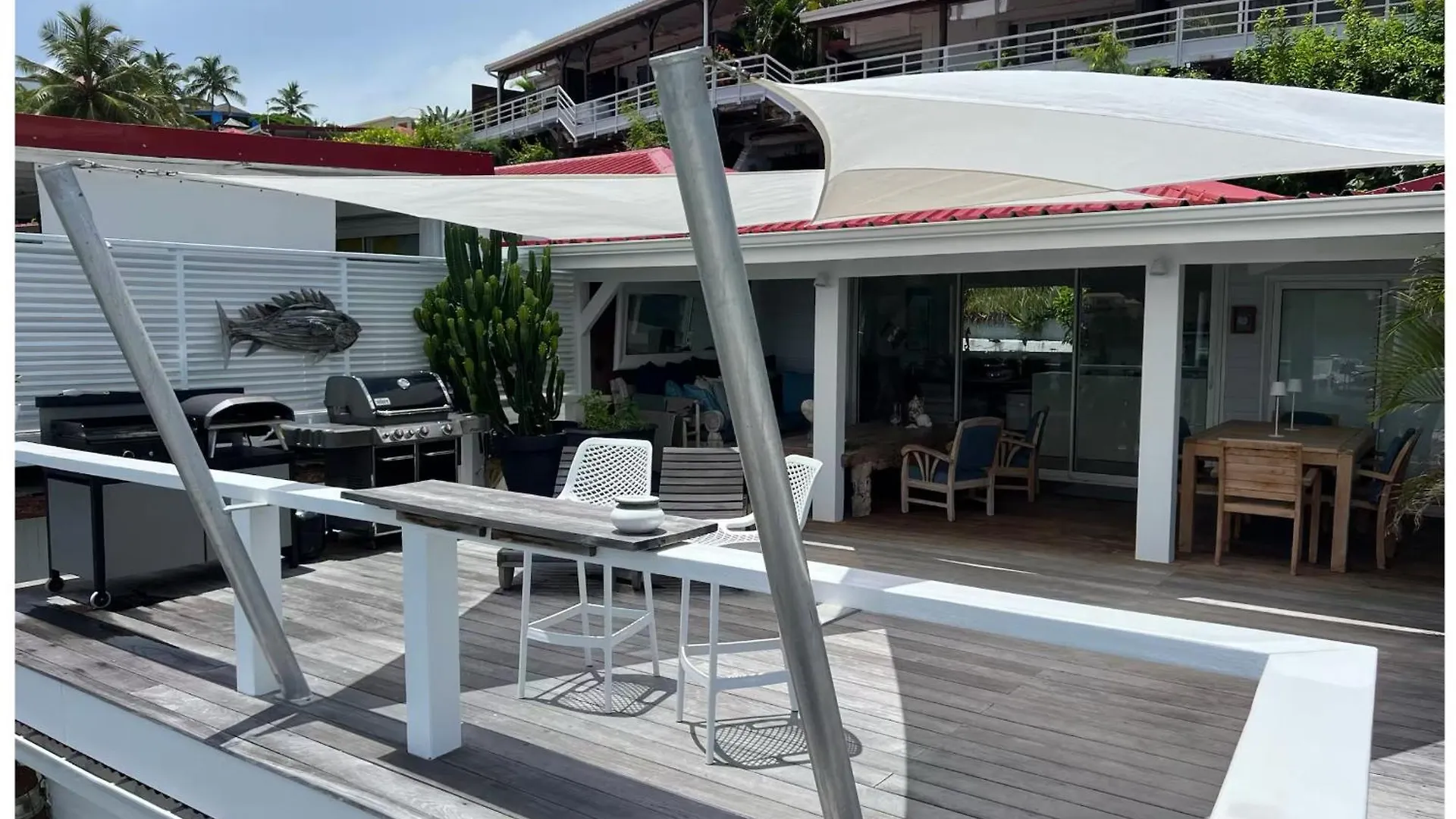 Сasa de vacaciones Les Balcons D Oyster Pond Brise De Mer